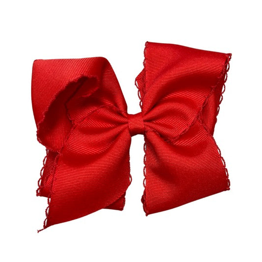 Red Bow with Trim