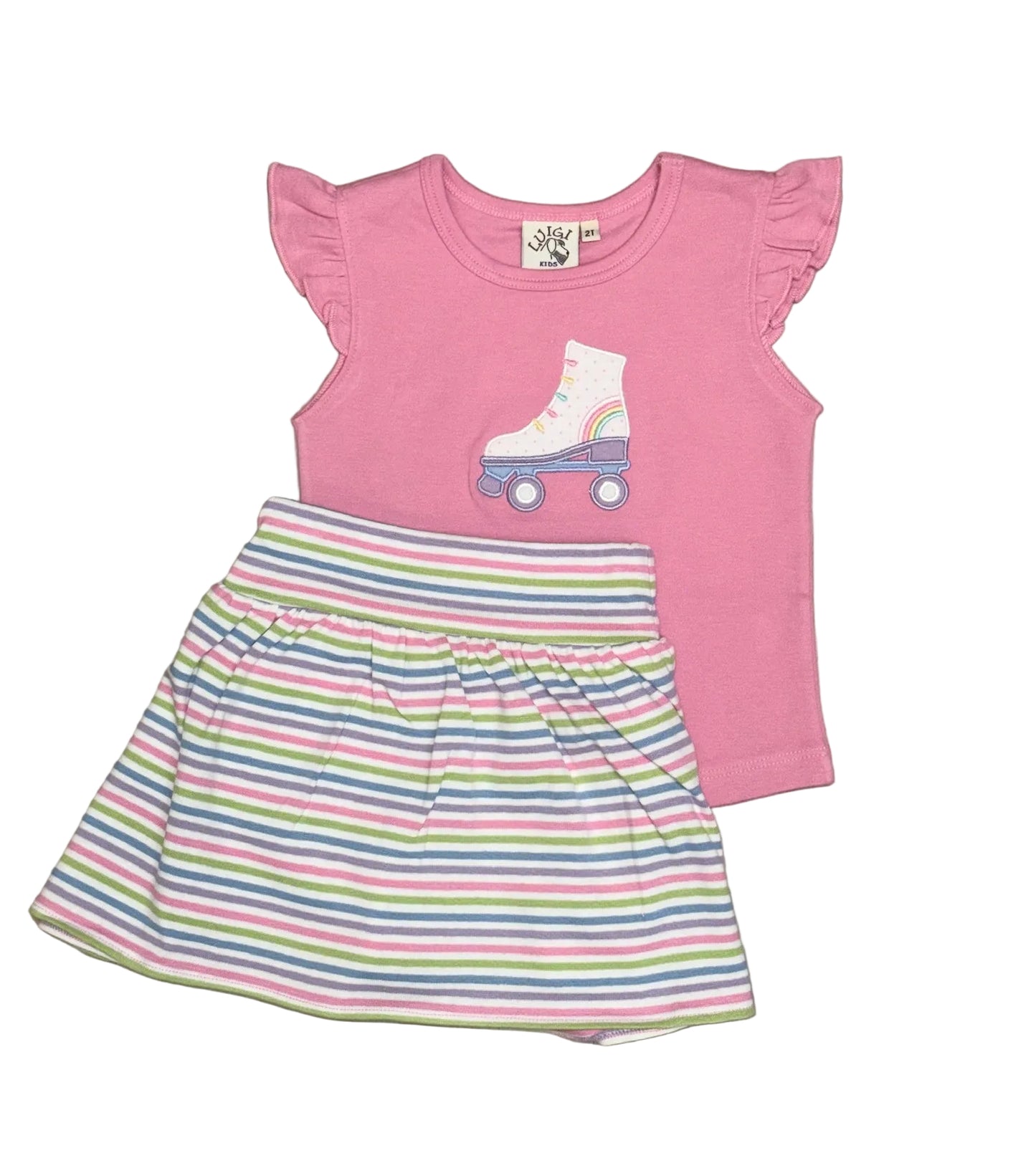 Whitney's Skating Rink Skort Set