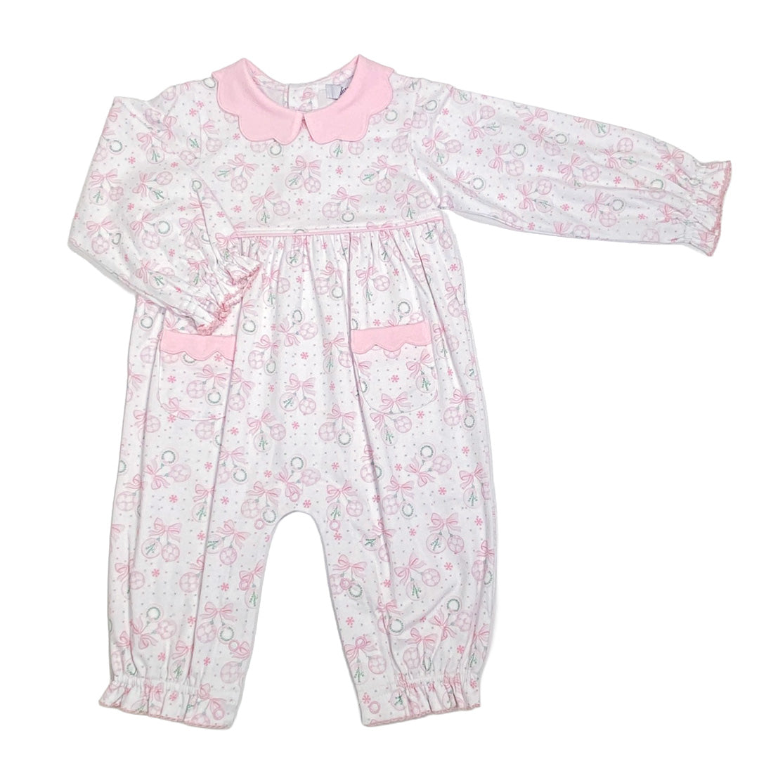 Pink Ornaments Romper