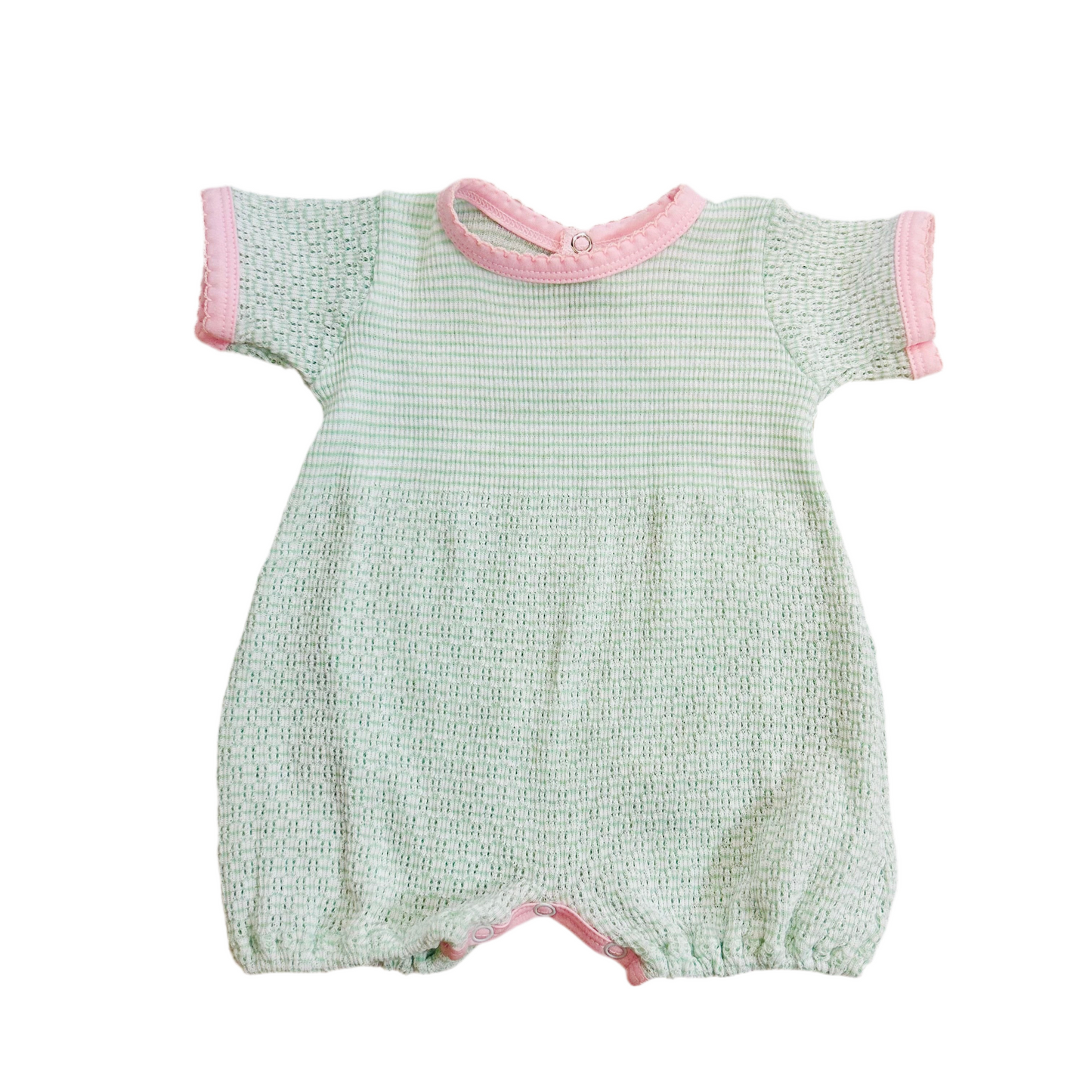 Paty Mint with Pink Trim Bubble