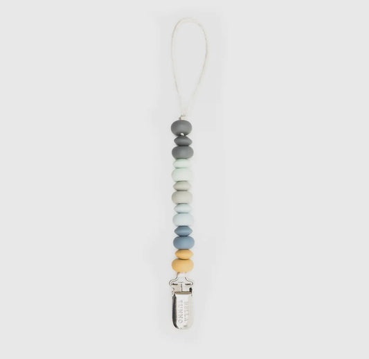 Soft Multi Color Pacifier Clip