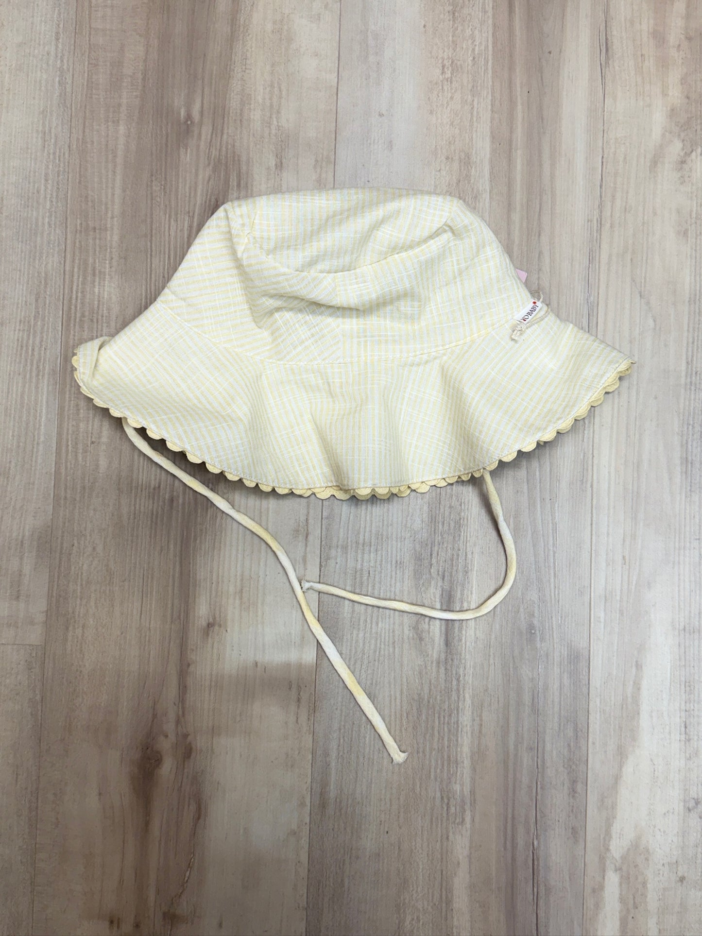 Yellow Linen Hat