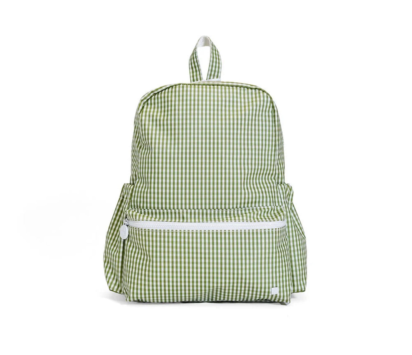TRVL Gingham Moss Backpack