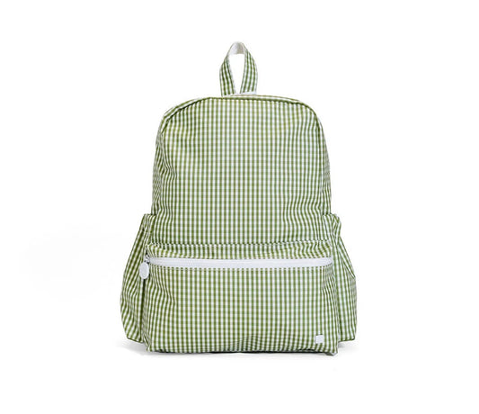 TRVL Gingham Moss Backpack