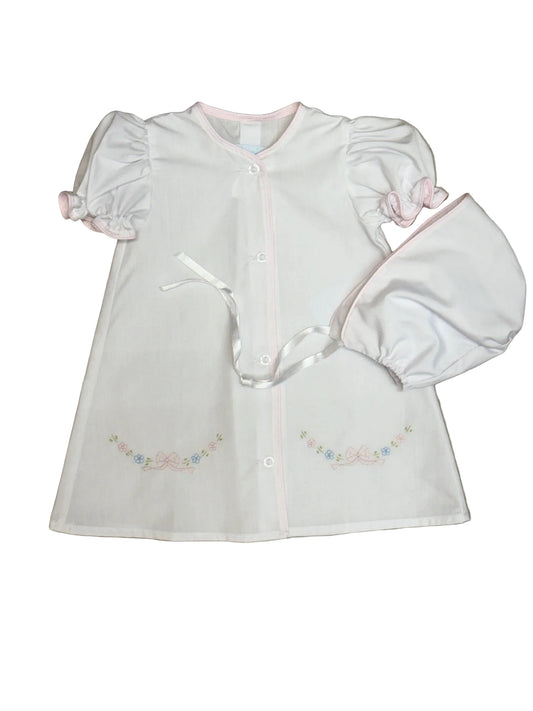 Tiny Bow Daygown and Hat