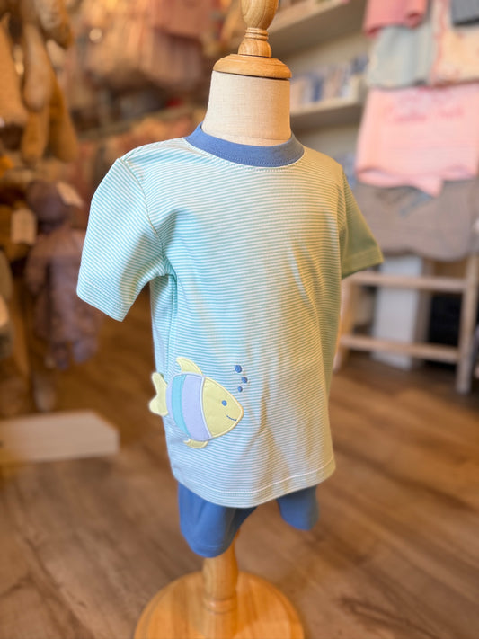 Dudley's Fish Shorts Set