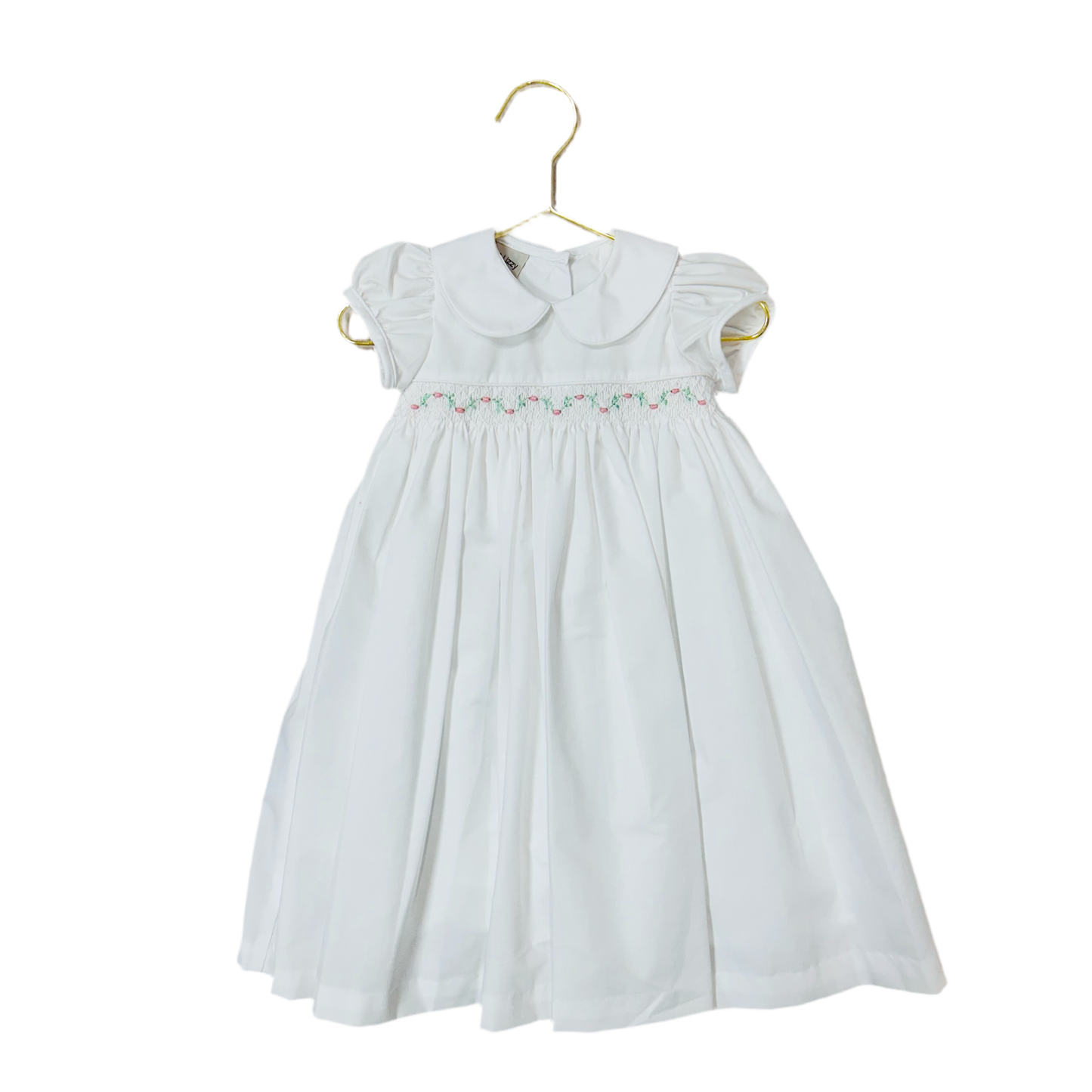 Becka’s White Smocked Dress