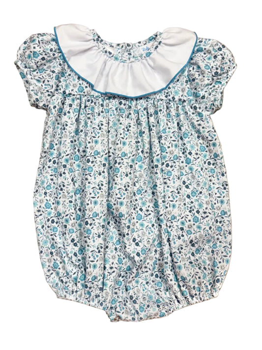 Grace's Blue Floral Bubble