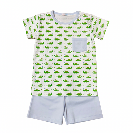 Alex Alligator Shorts Set