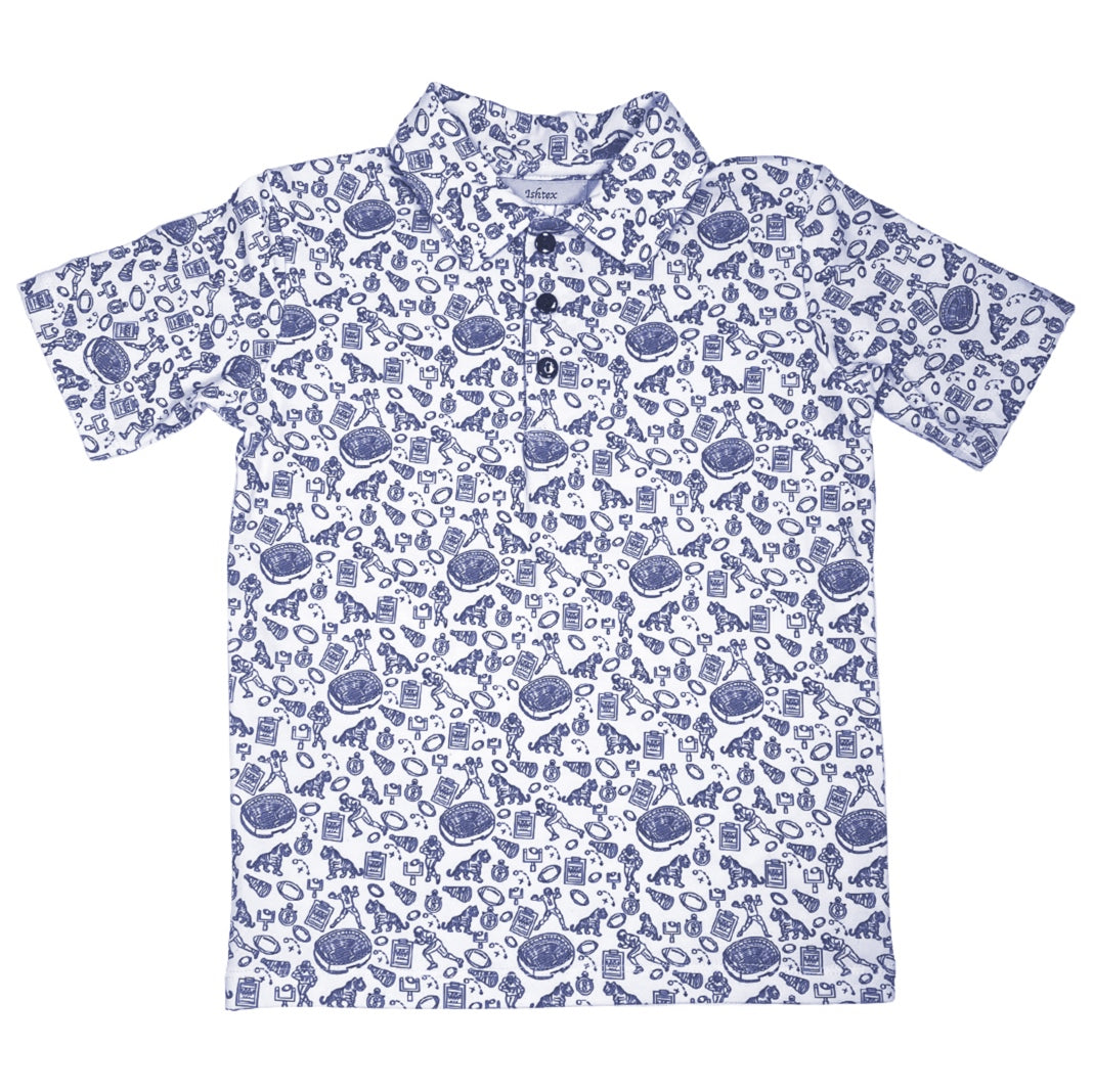 Football Polo Navy
