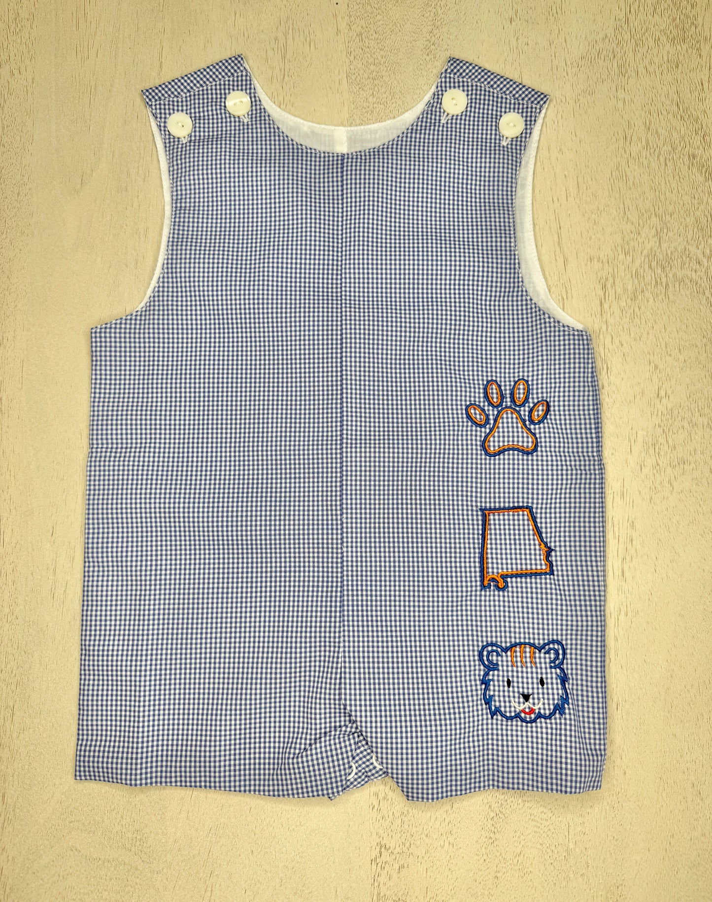 Navy Gingham Auburn Shortall
