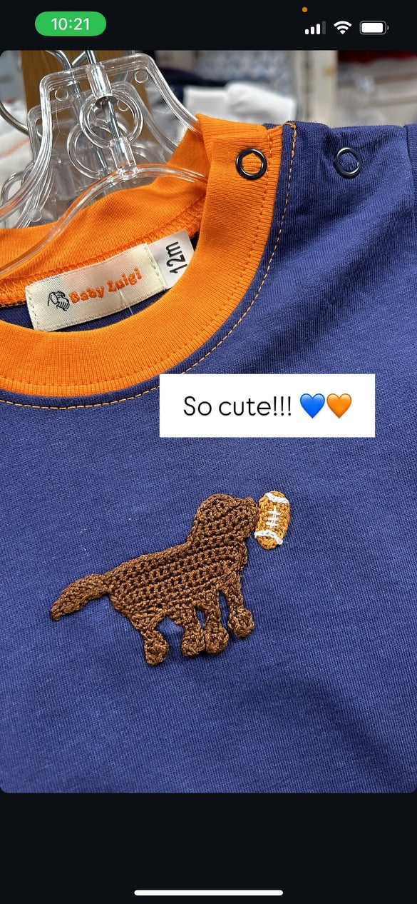 Auburn Football Dog Romper