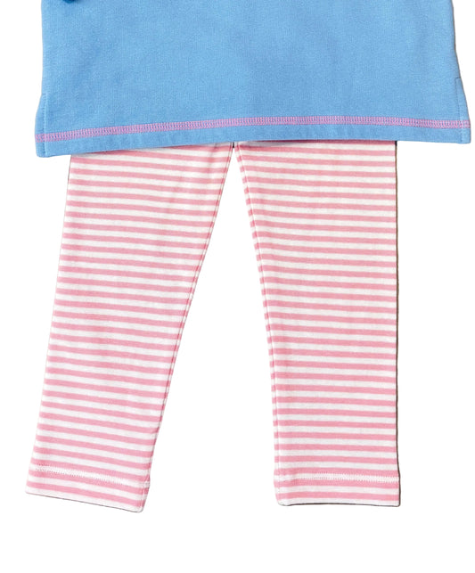 Luigi Pink Striped Legging
