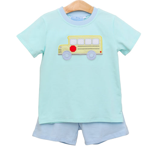 Brady School Bus Shorts Set