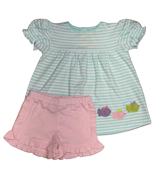3 Fish Short Set