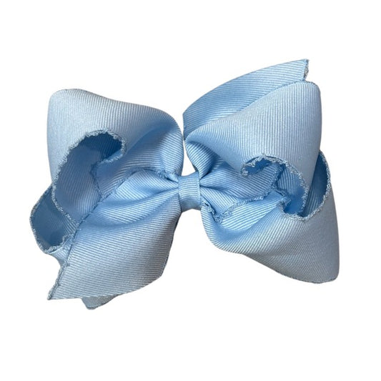 Light Blue Bow with Trim