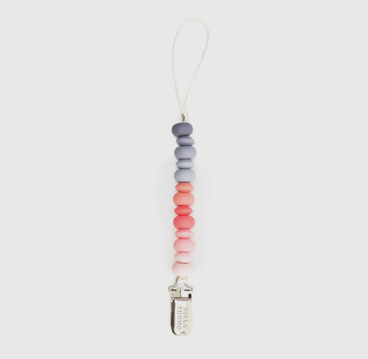 Multi Color Pacifier Clip Pastel