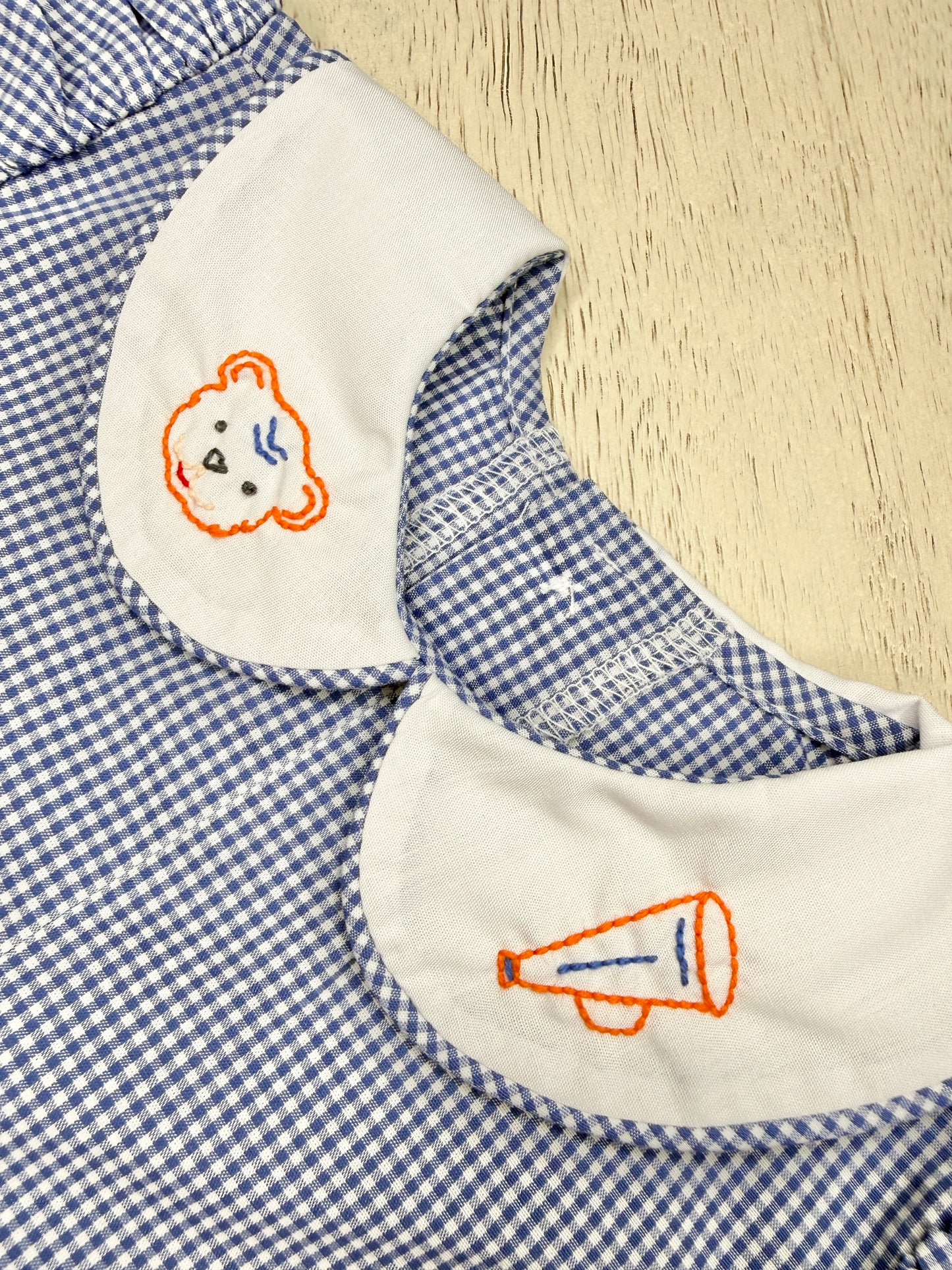 Navy Gingham Aubie Dress