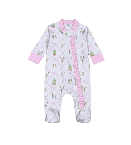 Nutcracker Suite Zipper Footie