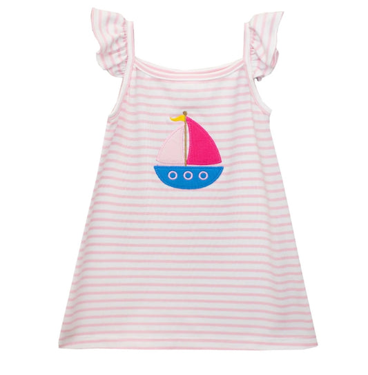 Stephanie Applique Sailboat Dress