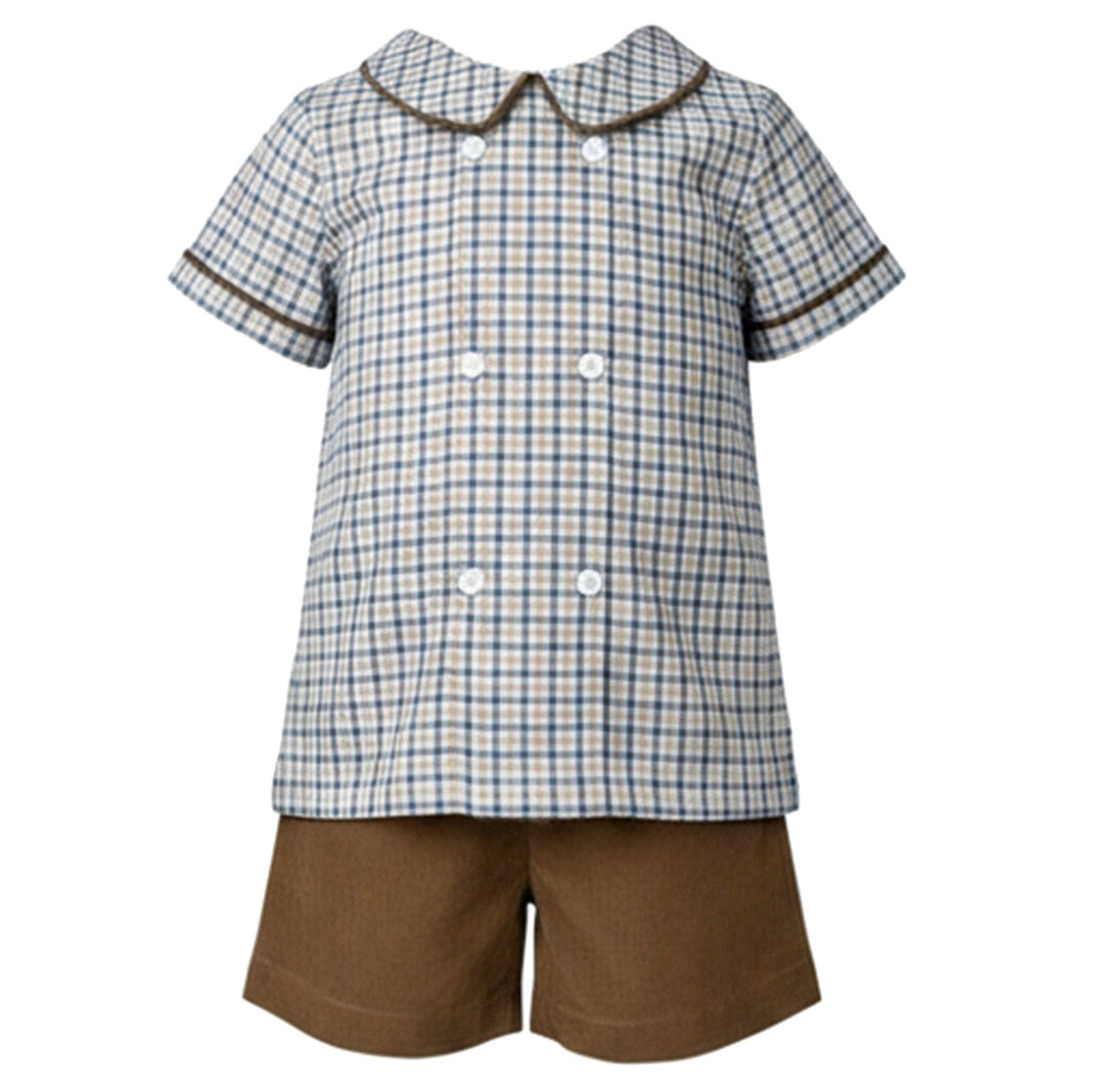 Asher's Plaid Short Set