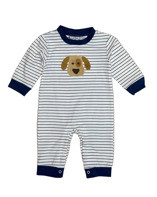 Puppy Applique Boys Romper