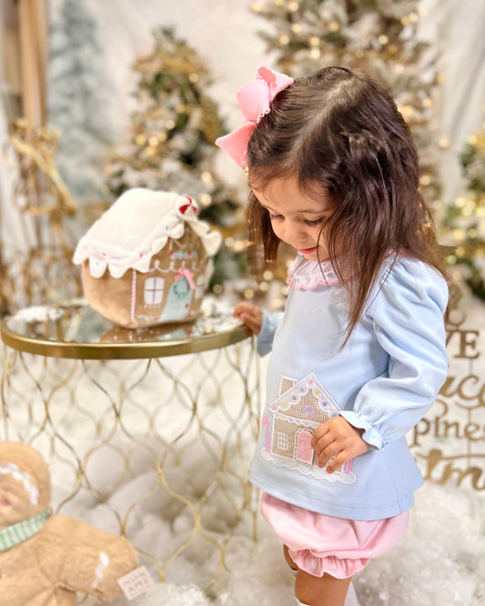 Amelie Gingerbread House Bloomer Set