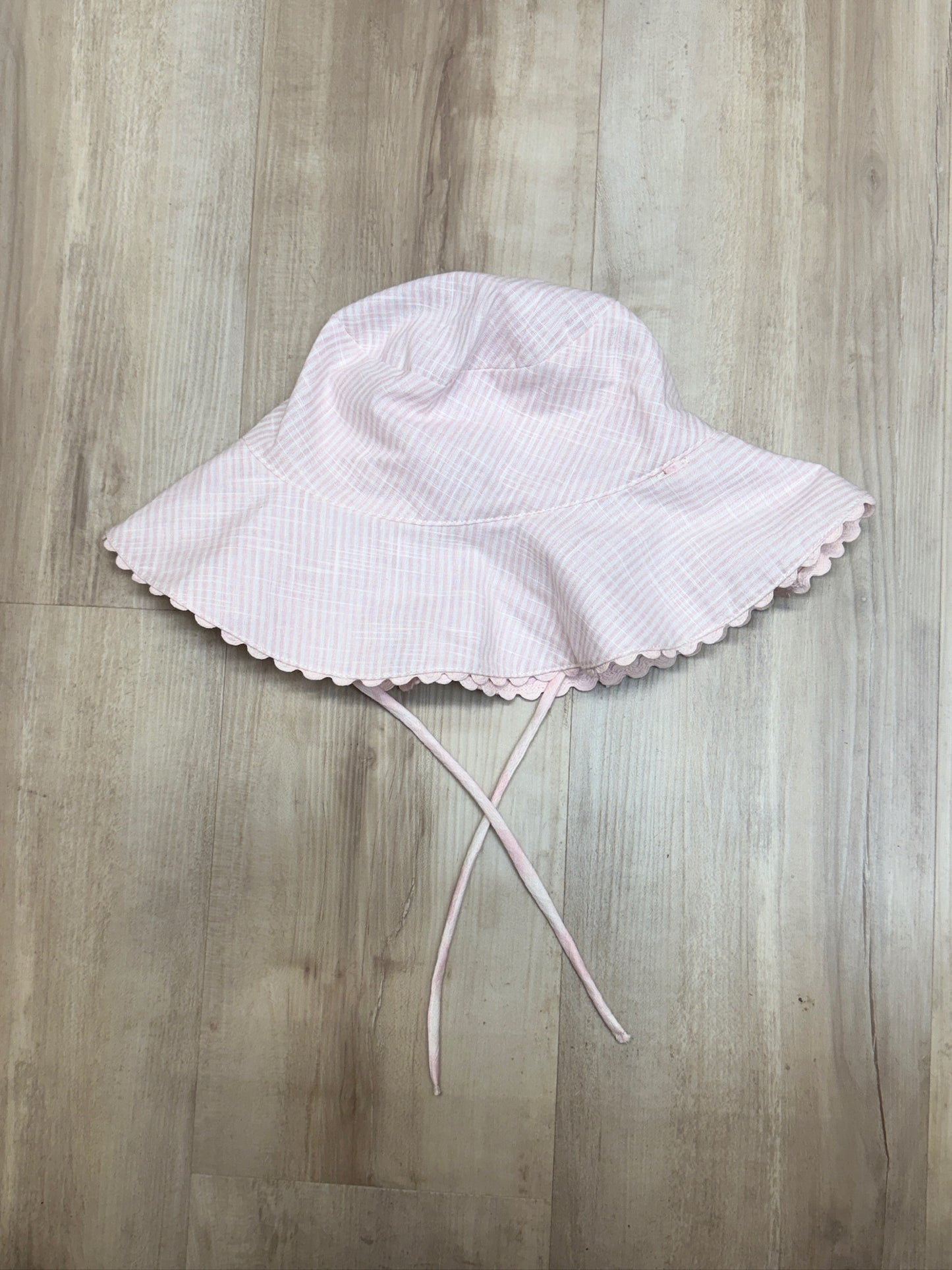 Pink Linen Hat