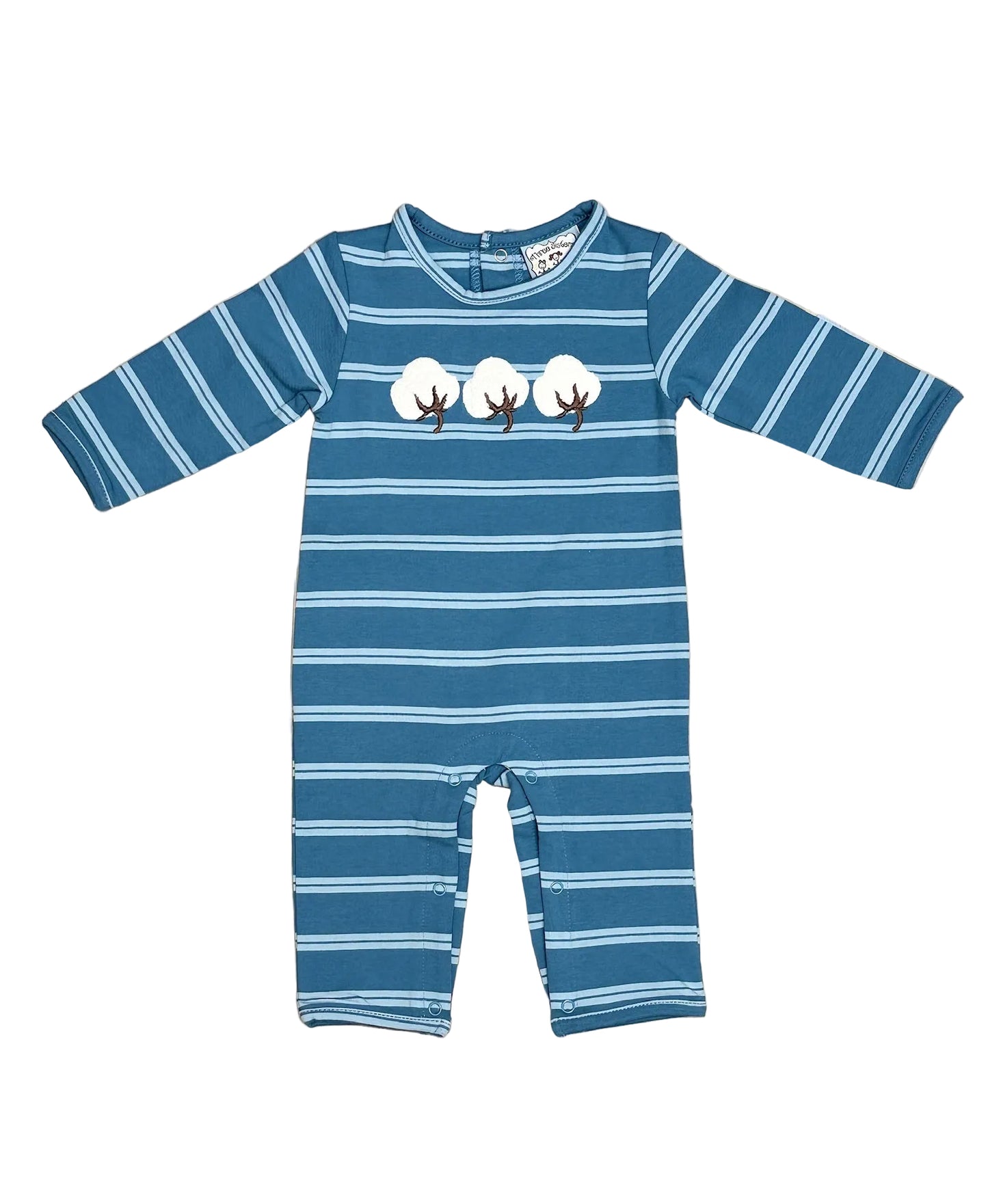 Cotton Applique Boys Romper