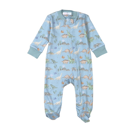 Dino Friends Zipper Footie