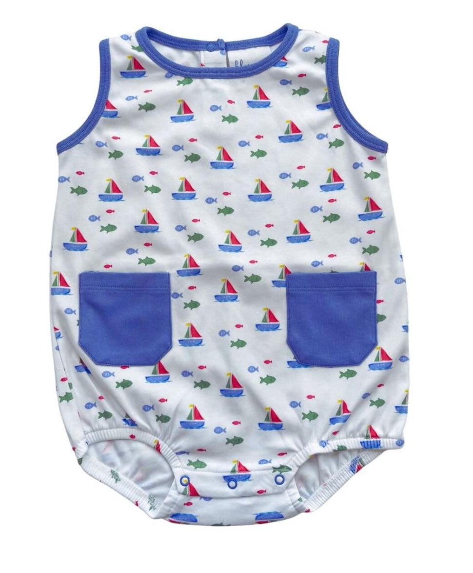 Noah Multi-Colored Sailboats Bubble