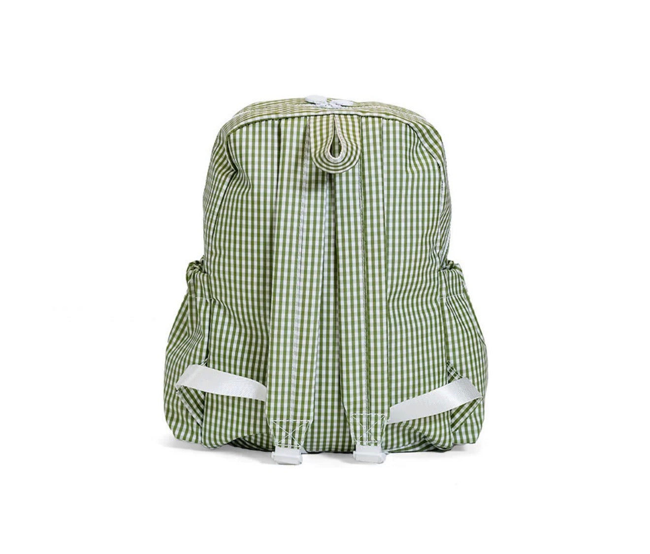 TRVL Gingham Moss Backpack