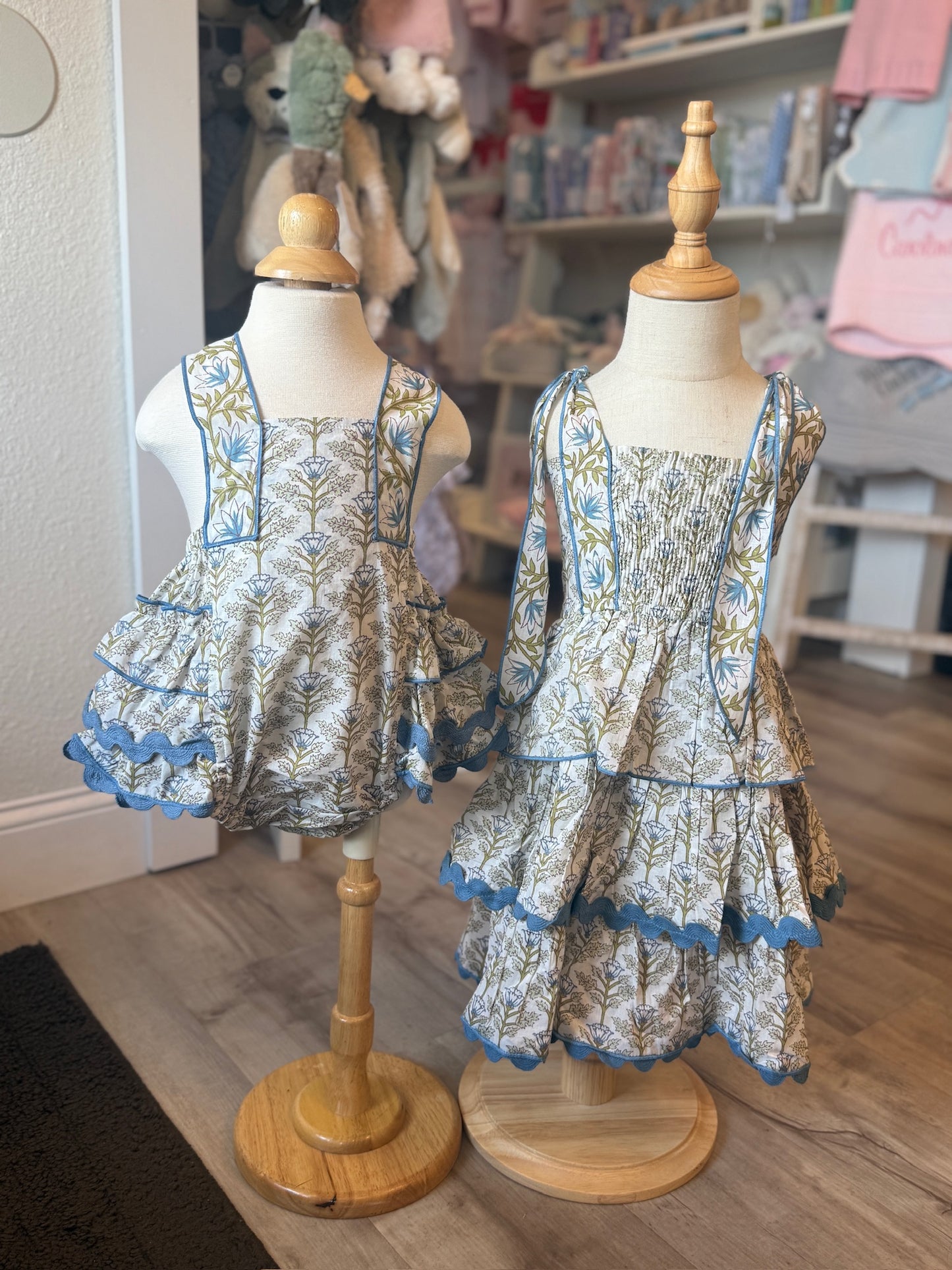 Blue Floral Dress