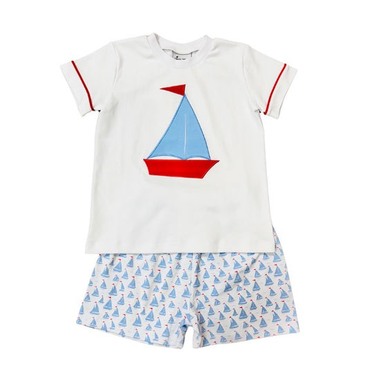 Andy Sailboat Short Set