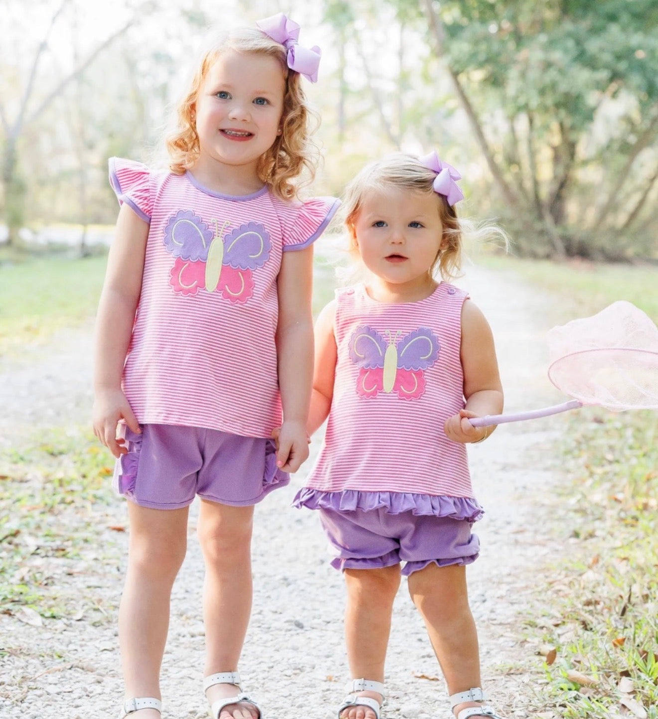 Butterfly Kisses Ruffle Short Set