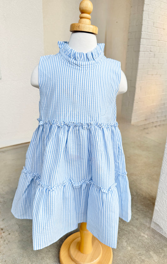 Wendy’s Blue Ruffle Tier Dress