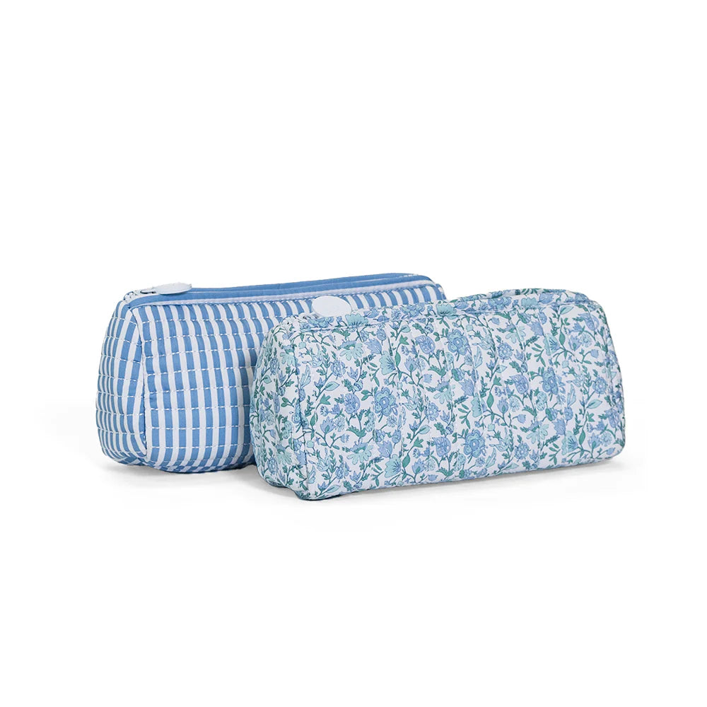 TRVL Pouchette Chambray Stripe