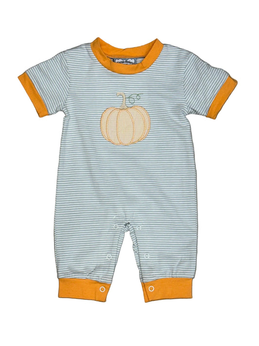 Pumpkin Applique Boys Romper