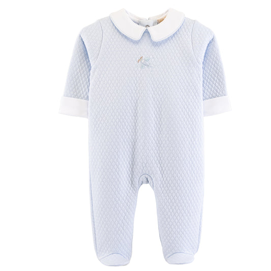 Lullaby Flight Jacquard Footie