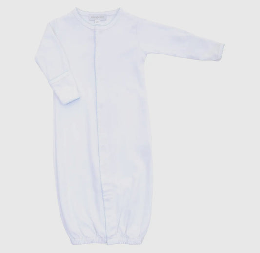 Baby Convertor White with Blue Trim