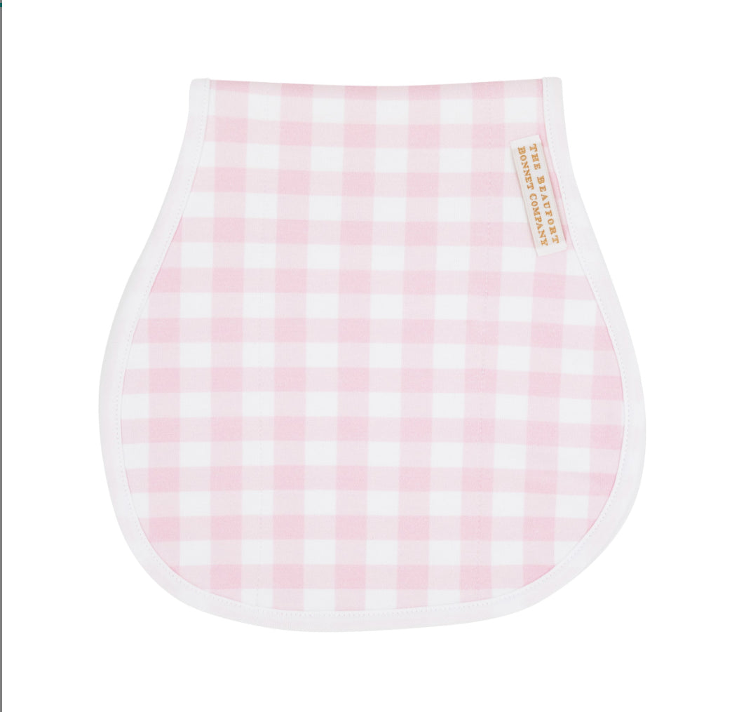 Oopsie Daisy Burp Cloth Pink Gingham