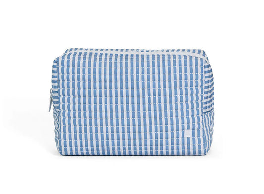 Quilted Everyday Bag - Chambray Stripe