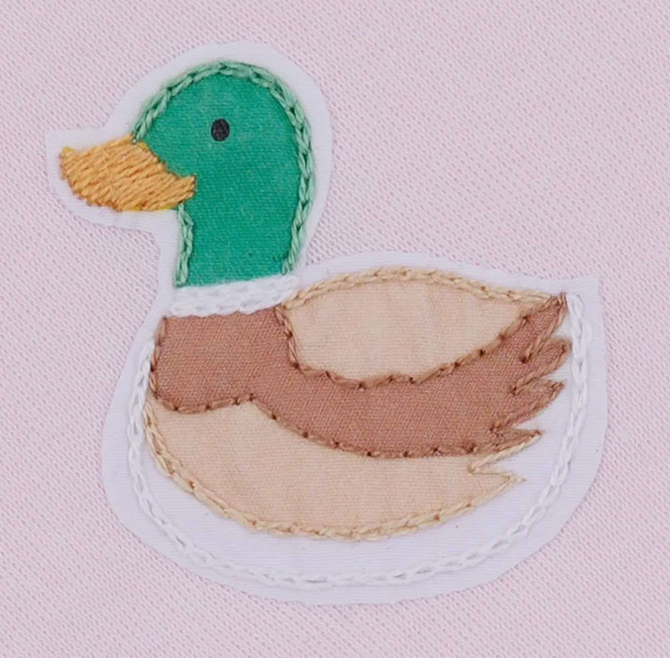 Kay’s Mini Mallard Pink Zip Footie