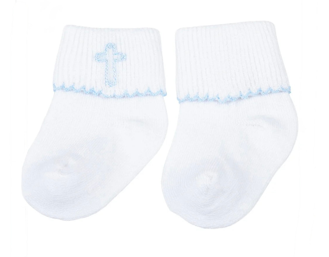 Blessed Embroidered Socks