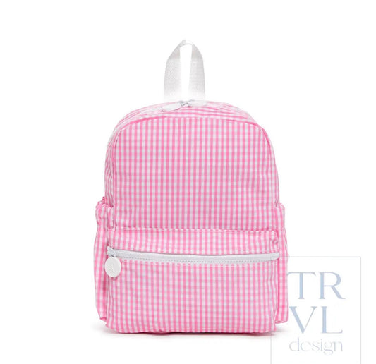 TRVL Pink Gingham Mini Packer