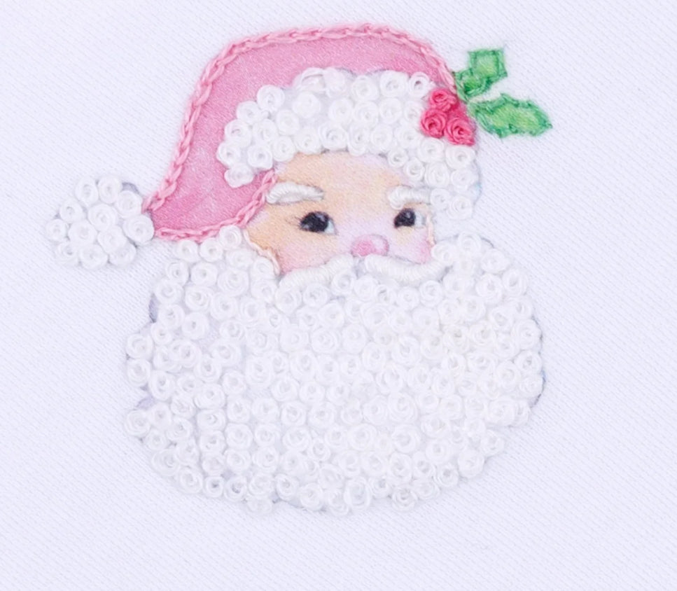 First Christmas Footie -Pink