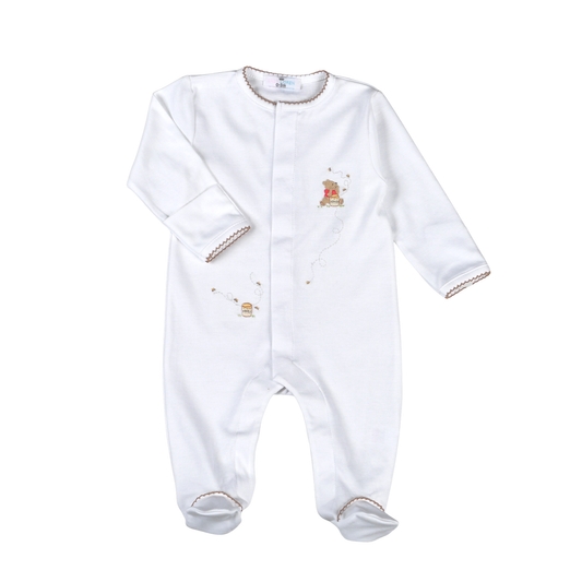 Honey Bear Pima Footie