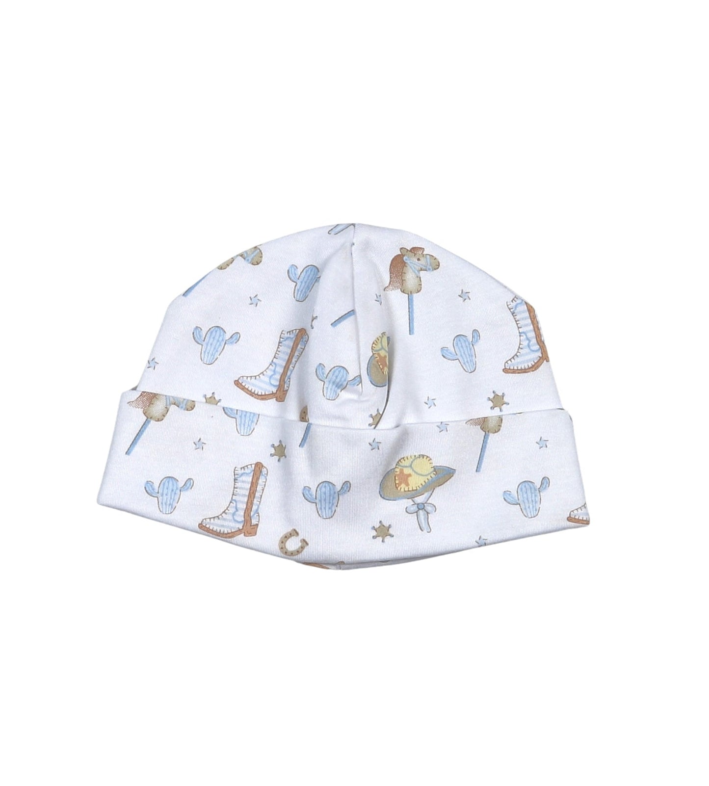 Howdy Baby Converter Gown - Blue with Hat