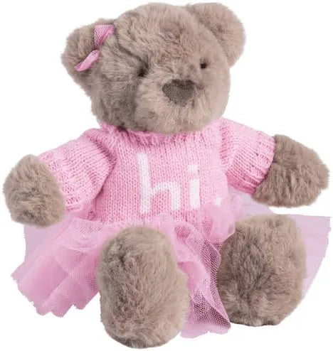 Pink “Hi” Bear