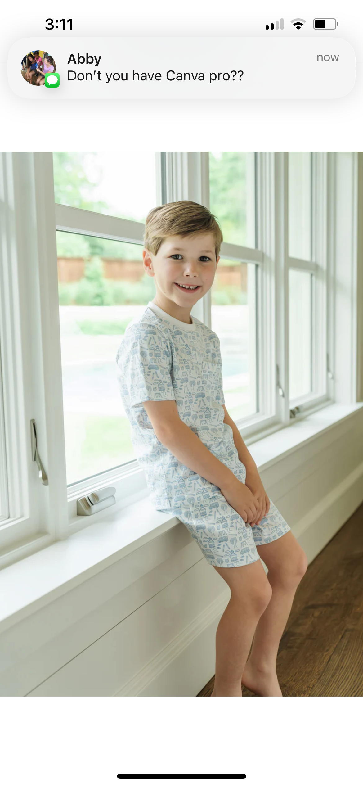 Charles School Short PJs